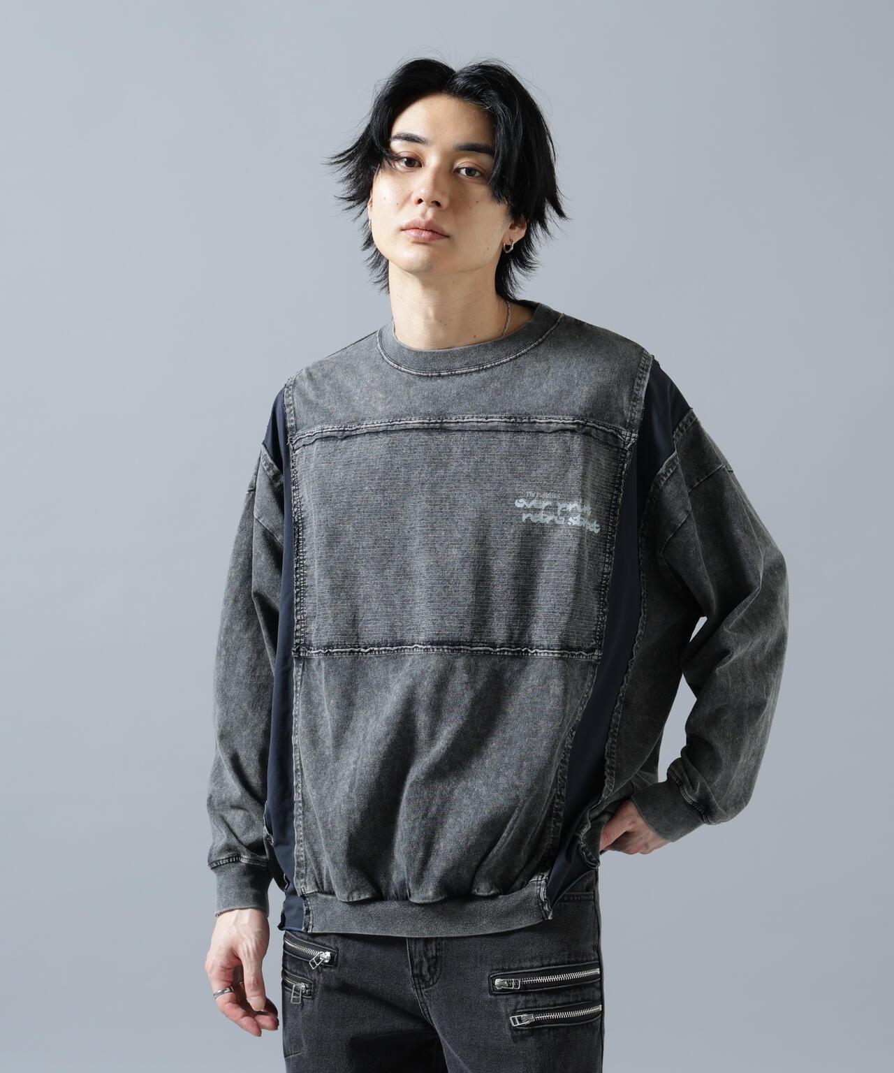 聯名 pigment SHOPPER 印花 pigment染色 長袖T恤