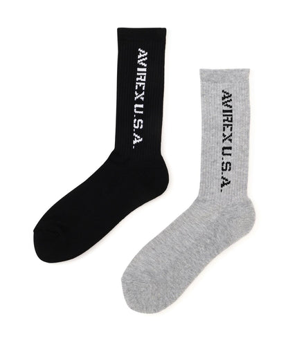 羅紋 DAILY RIBBED SOCKS 2PACK-SET 襪子