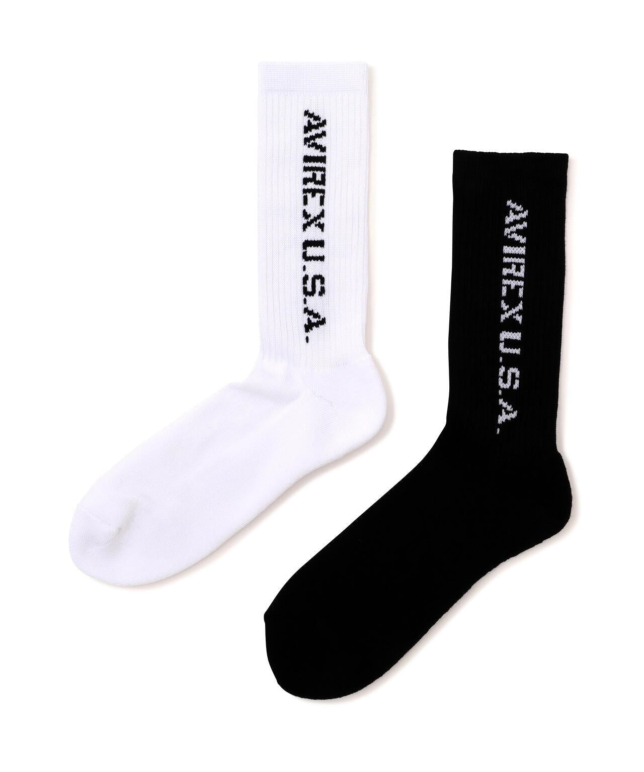 羅紋 DAILY RIBBED SOCKS 2PACK-SET 襪子