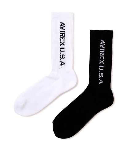 羅紋 DAILY RIBBED SOCKS 2PACK-SET 襪子