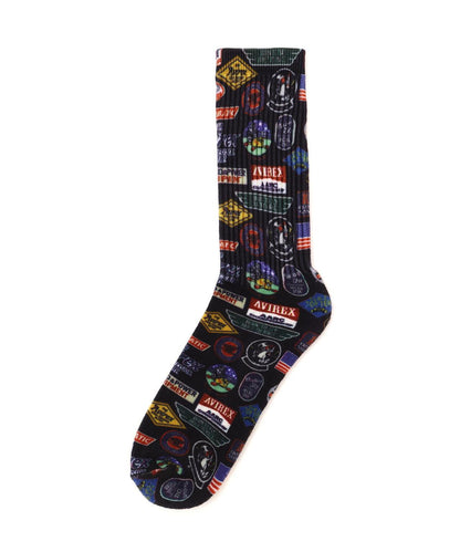 MULTI-GRAPHIC PRINT SOCKS 襪子