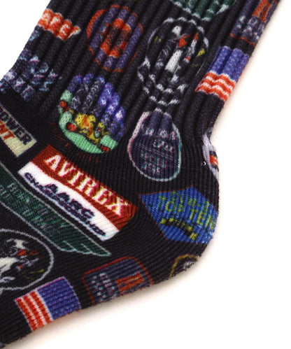 MULTI-GRAPHIC PRINT SOCKS 襪子