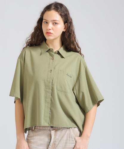 WOMAN H/S BACK GATHER DETAILS 襯衫（直營店限定）