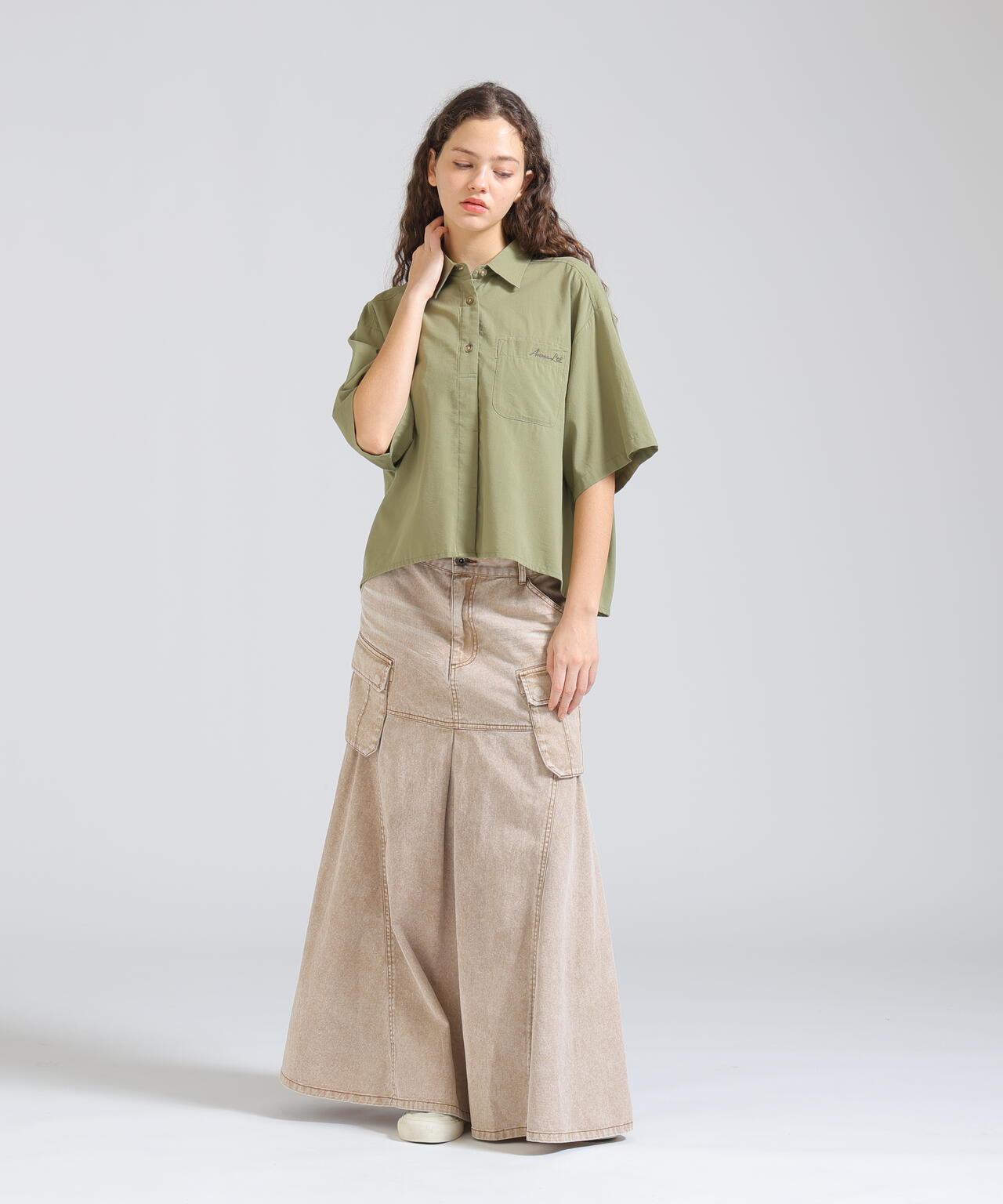 WOMAN H/S BACK GATHER DETAILS 襯衫（直營店限定）