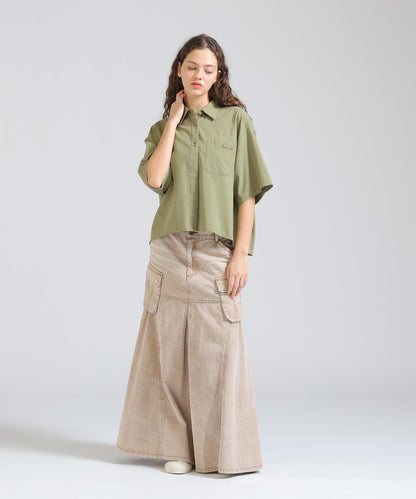 WOMAN H/S BACK GATHER DETAILS 襯衫（直營店限定）