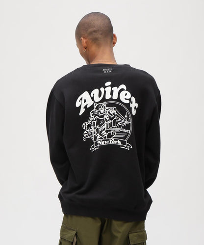 《&DEPOT限定》 CREW SWEAT TOM CAT 圖案衛衣