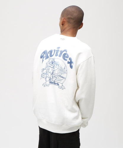 《&DEPOT限定》 CREW SWEAT TOM CAT 圖案衛衣