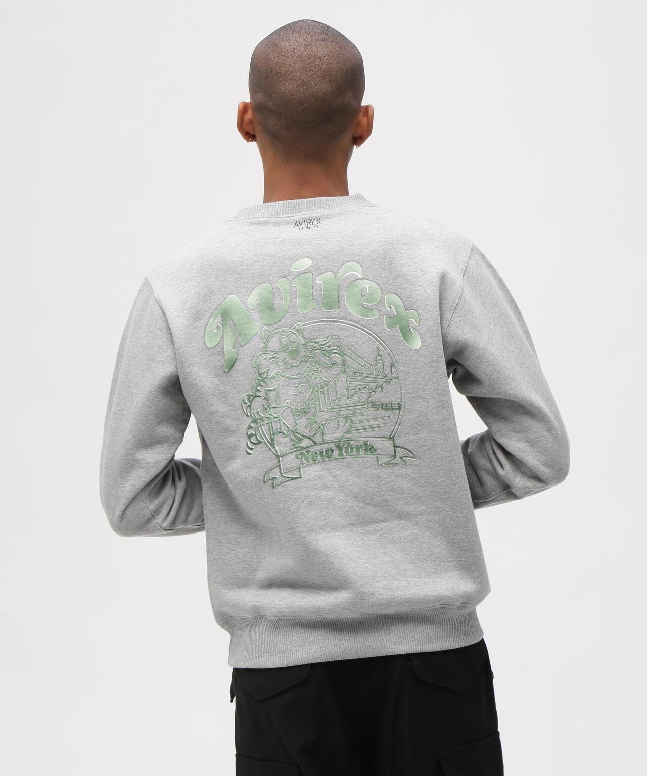 《&DEPOT限定》 CREW SWEAT TOM CAT 圖案衛衣