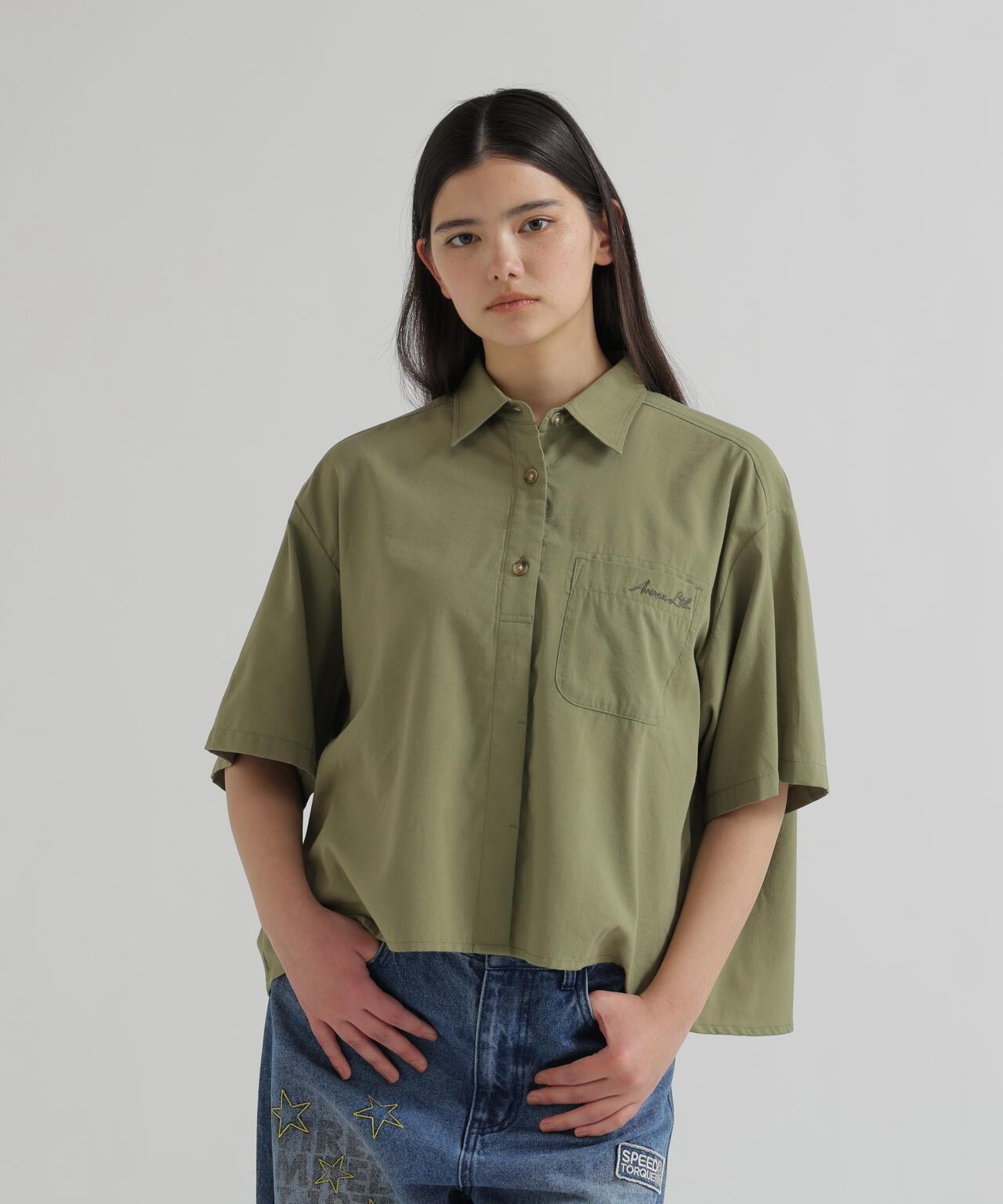 WOMAN H/S BACK GATHER DETAILS 襯衫（直營店限定）