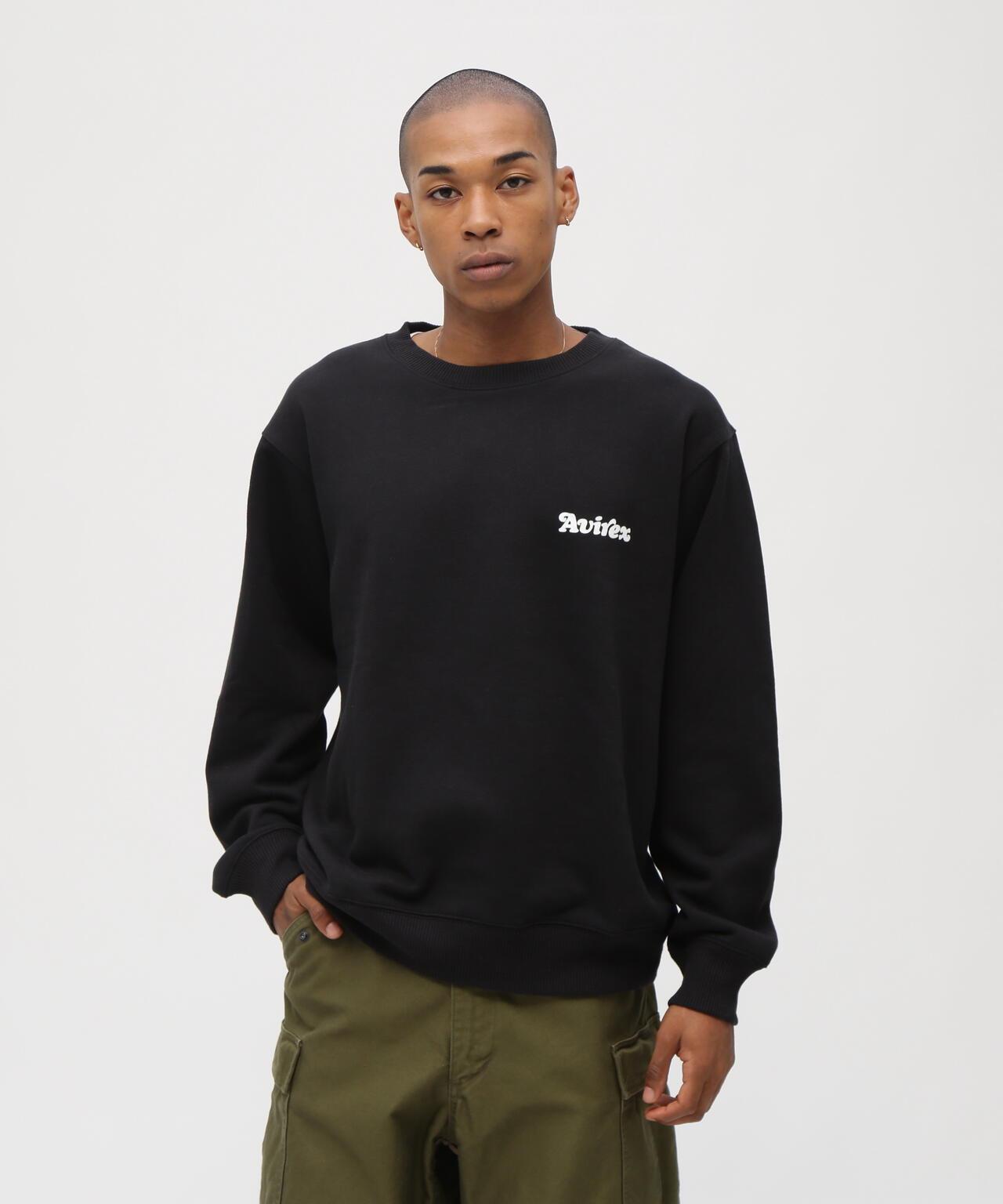 《&DEPOT限定》 CREW SWEAT TOM CAT 圖案衛衣