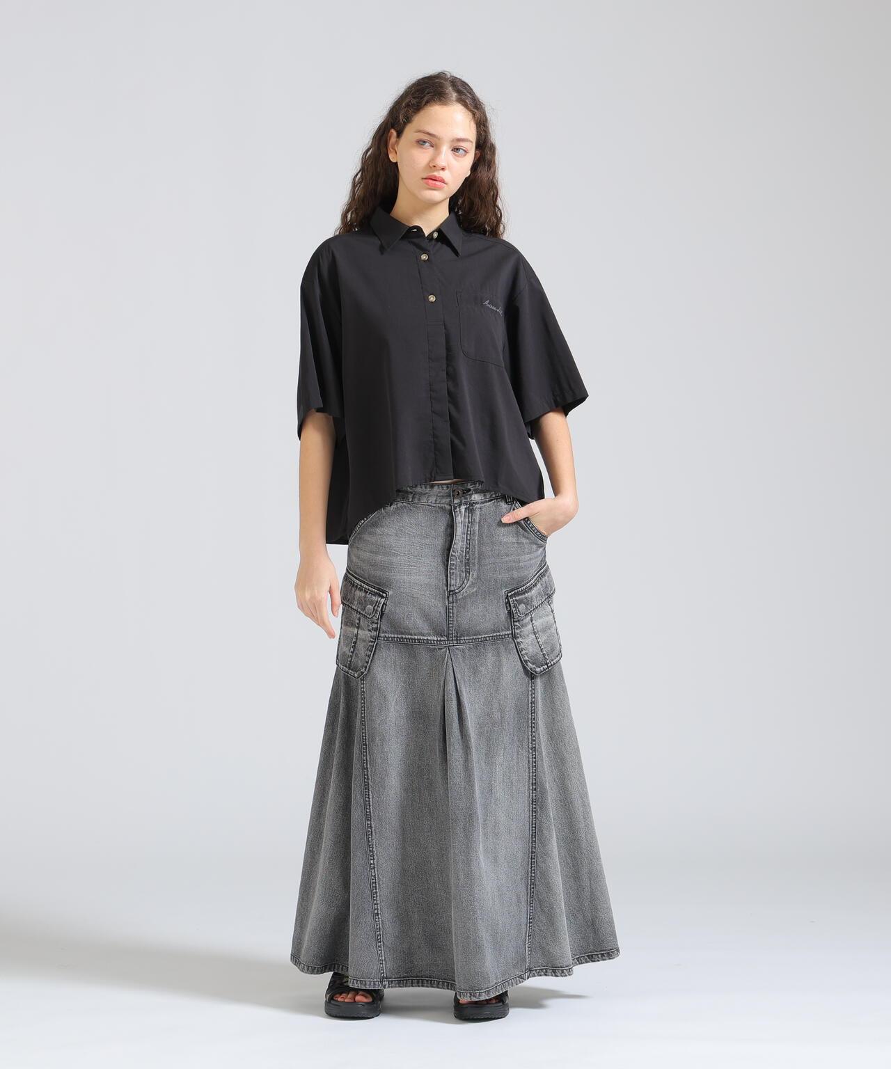 WOMAN H/S BACK GATHER DETAILS 襯衫（直營店限定）