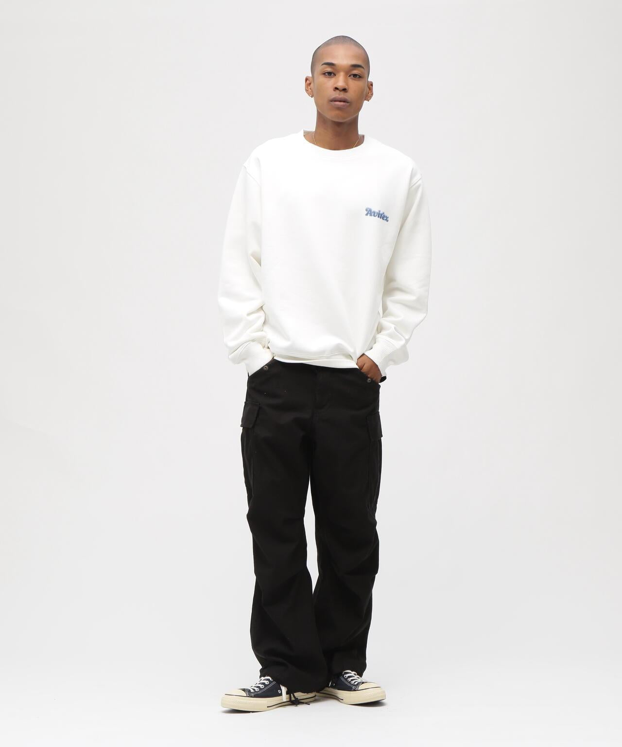《&DEPOT限定》 CREW SWEAT TOM CAT 圖案衛衣