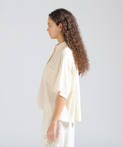 WOMAN H/S BACK GATHER DETAILS 襯衫（直營店限定）