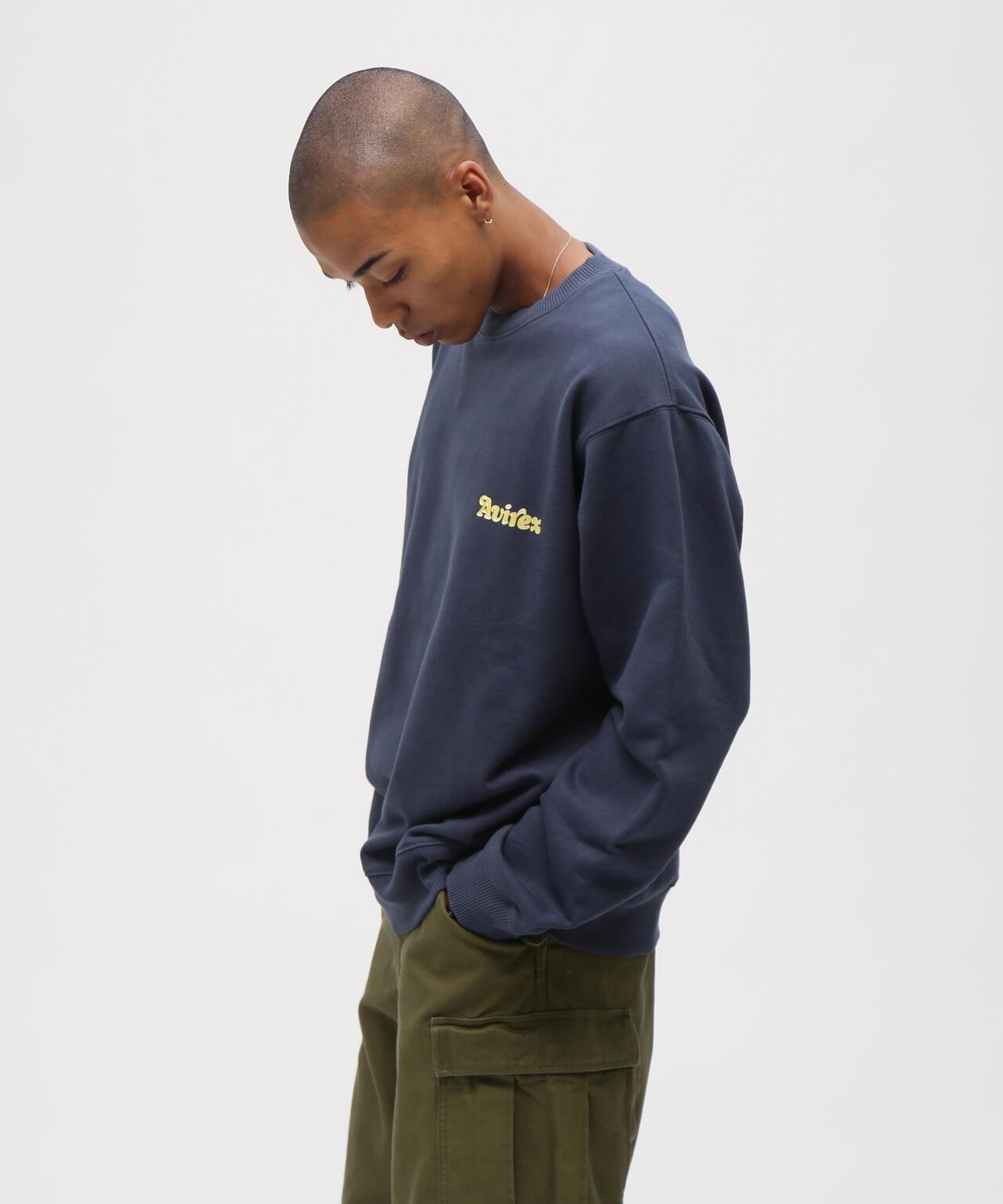 《&DEPOT限定》 CREW SWEAT TOM CAT 圖案衛衣