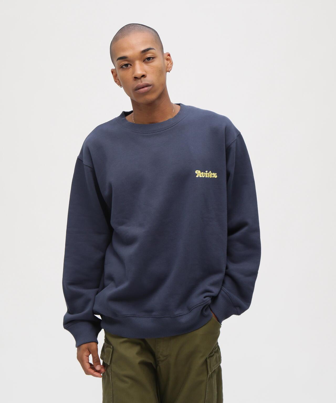 《&DEPOT限定》 CREW SWEAT TOM CAT 圖案衛衣