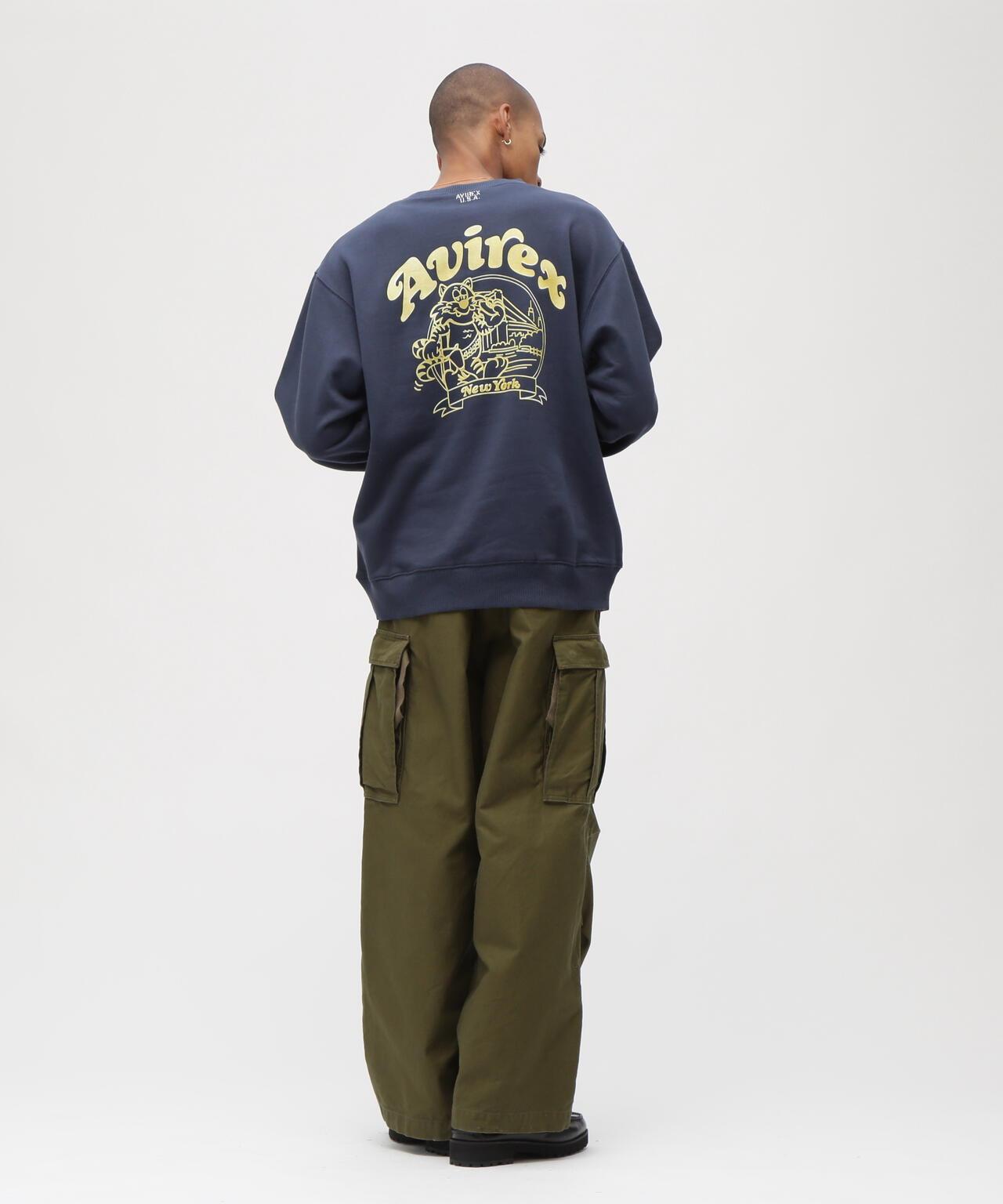 《&DEPOT限定》 CREW SWEAT TOM CAT 圖案衛衣