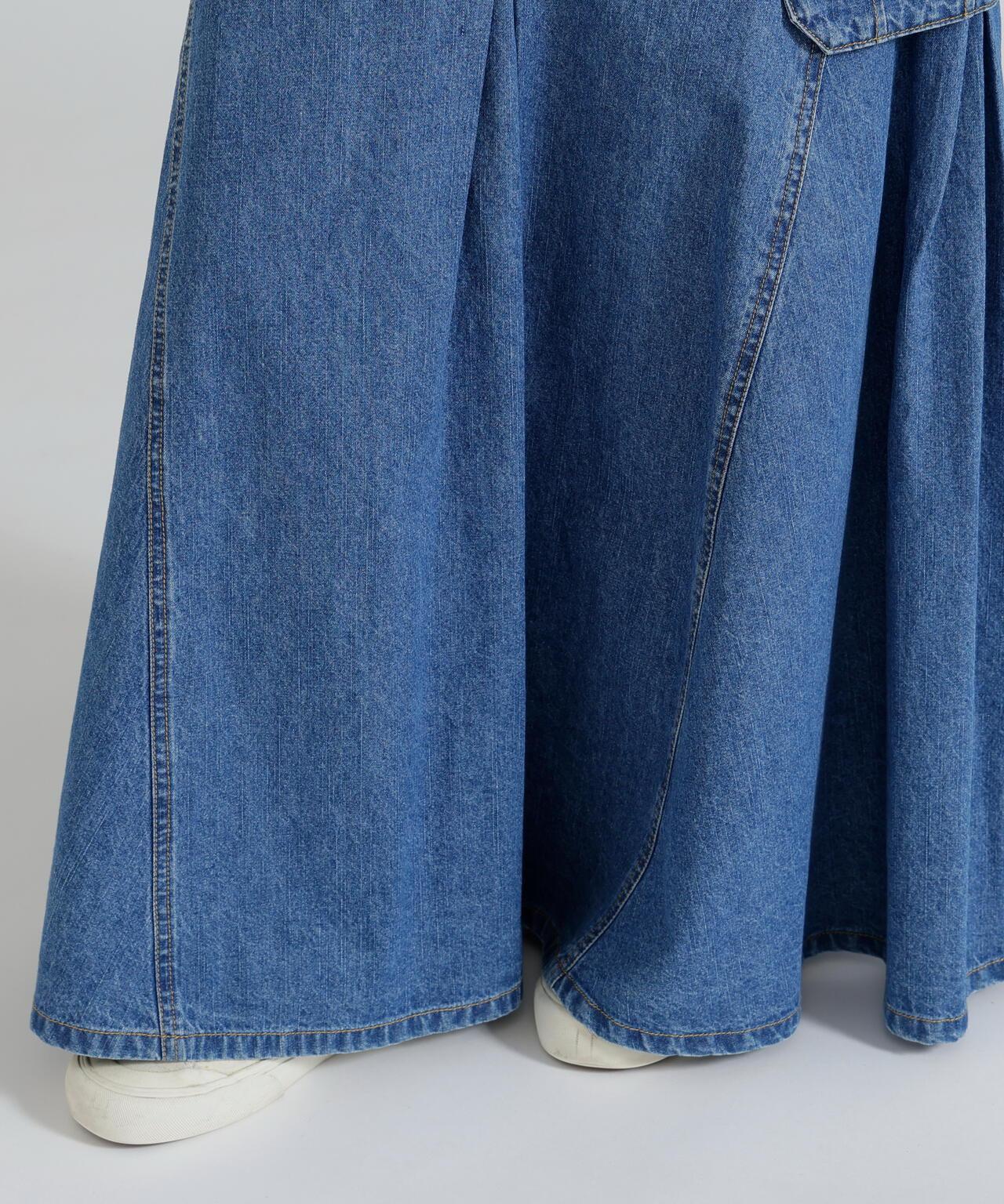 美人魚廓形 工裝設計 DENIM 半身裙