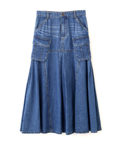 美人魚廓形 工裝設計 DENIM 半身裙