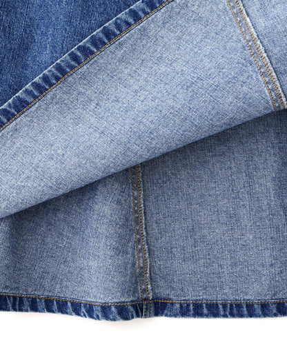 美人魚廓形 工裝設計 DENIM 半身裙