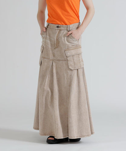 美人魚廓形 工裝設計 DENIM 半身裙