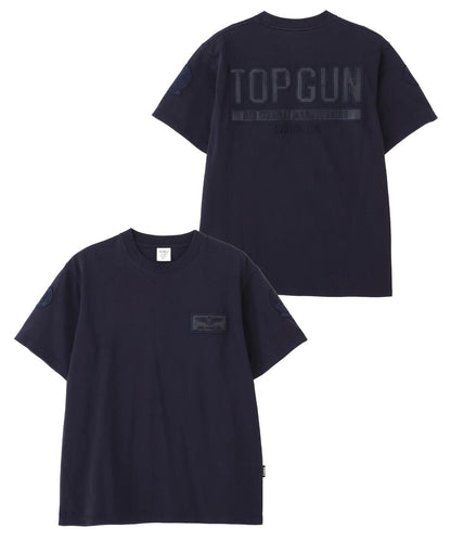 S/S TOPGUN LEATHER PATCHED T-SHIRT T恤（直營店）