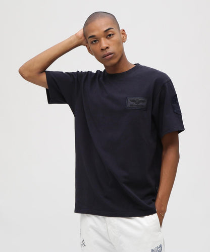 S/S TOPGUN LEATHER PATCHED T-SHIRT T恤（直營店）