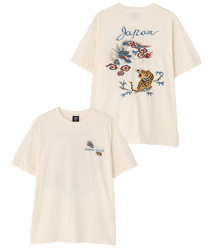 SOUVENIR T-SHIRT TIGER & DRAGON T恤