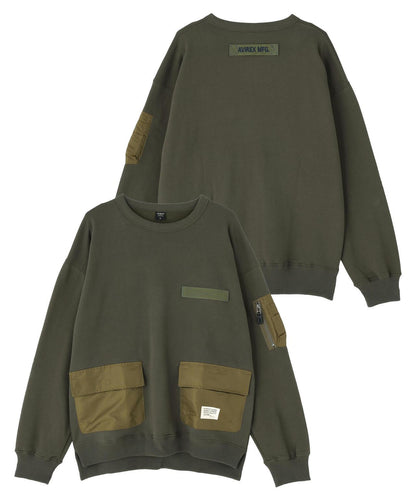 TACTICAL 圓領衛衣《&DEPOT限定》