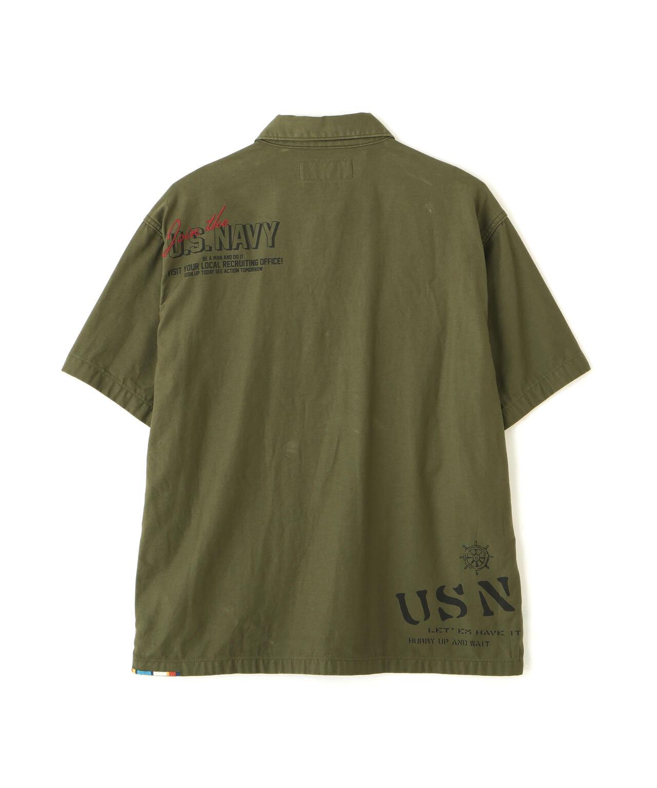 AGED-LOOK S/S UTILITY SHIRT 工裝襯衫