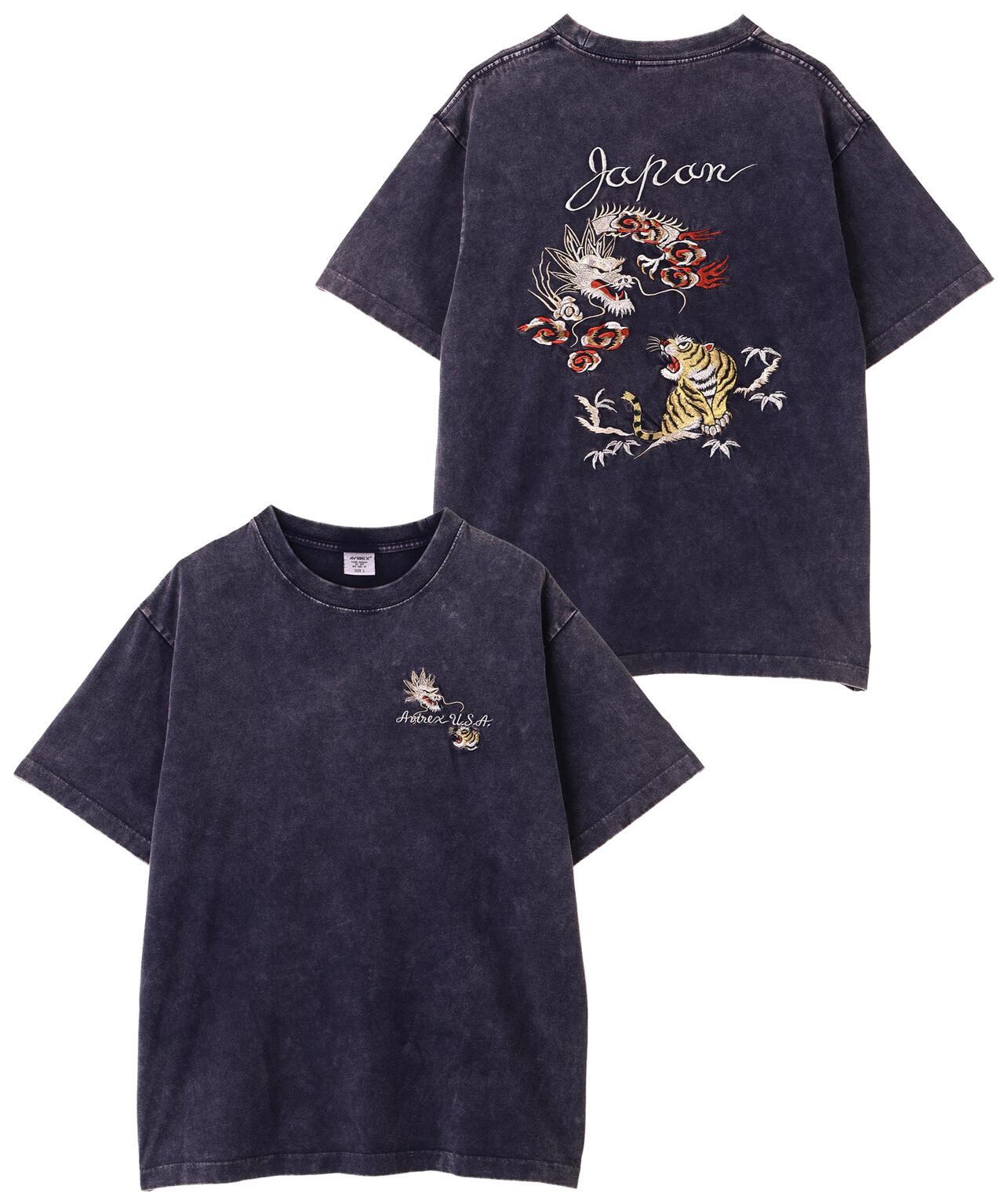 SOUVENIR T-SHIRT TIGER & DRAGON T恤