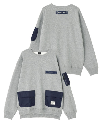 TACTICAL 圓領衛衣《&DEPOT限定》