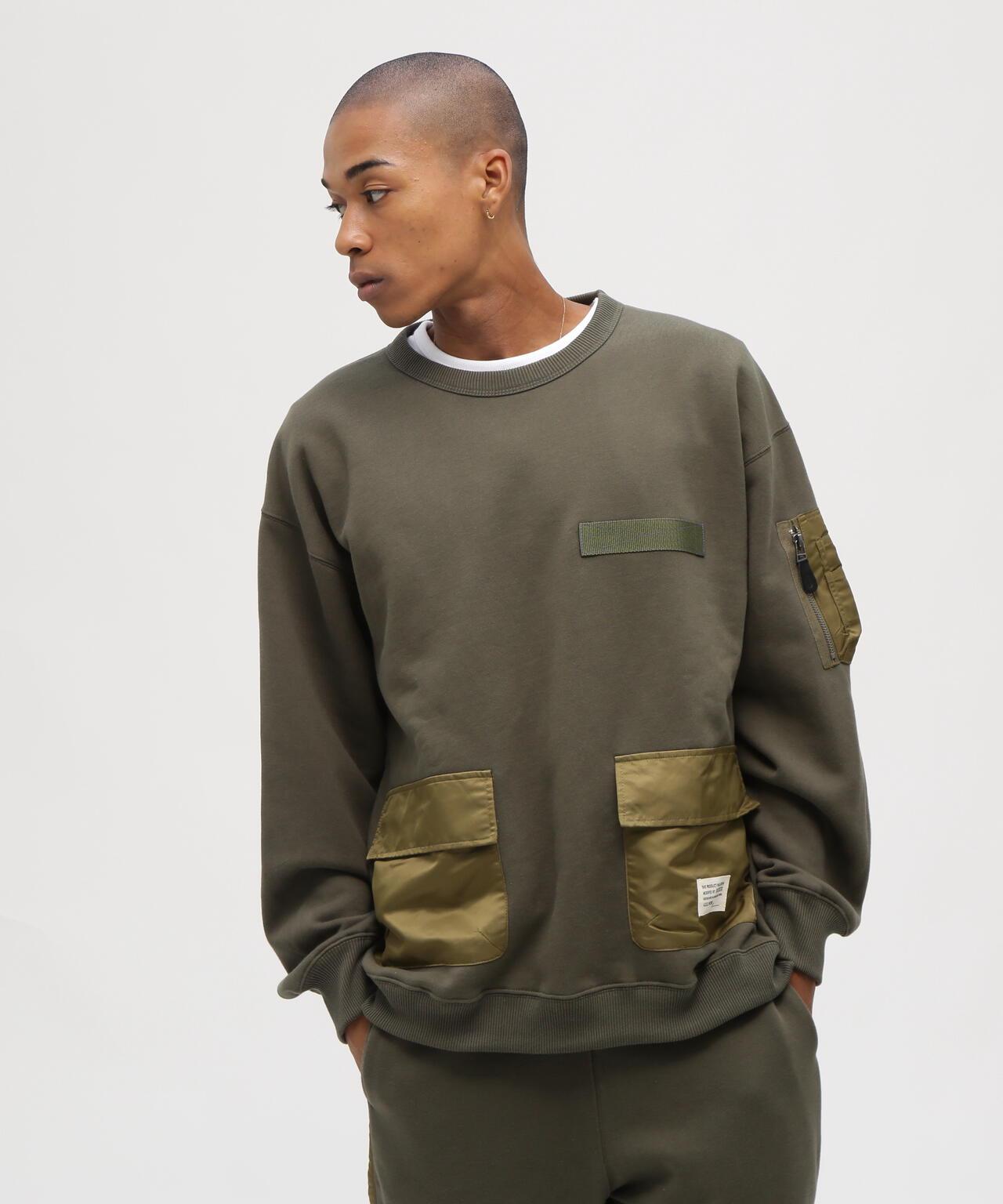TACTICAL 圓領衛衣《&DEPOT限定》