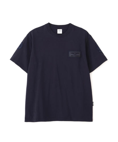S/S TOPGUN LEATHER PATCHED T-SHIRT T恤（直營店）