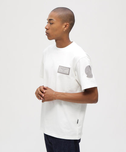 S/S TOPGUN LEATHER PATCHED T-SHIRT T恤（直營店）