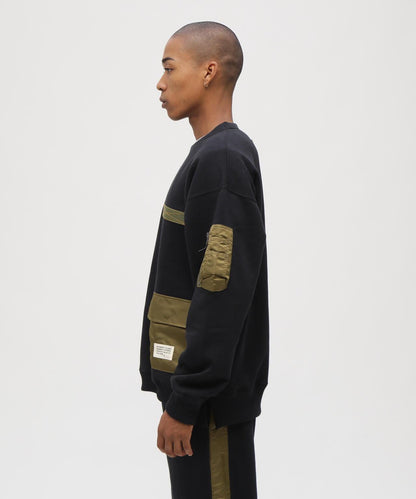 TACTICAL 圓領衛衣《&DEPOT限定》
