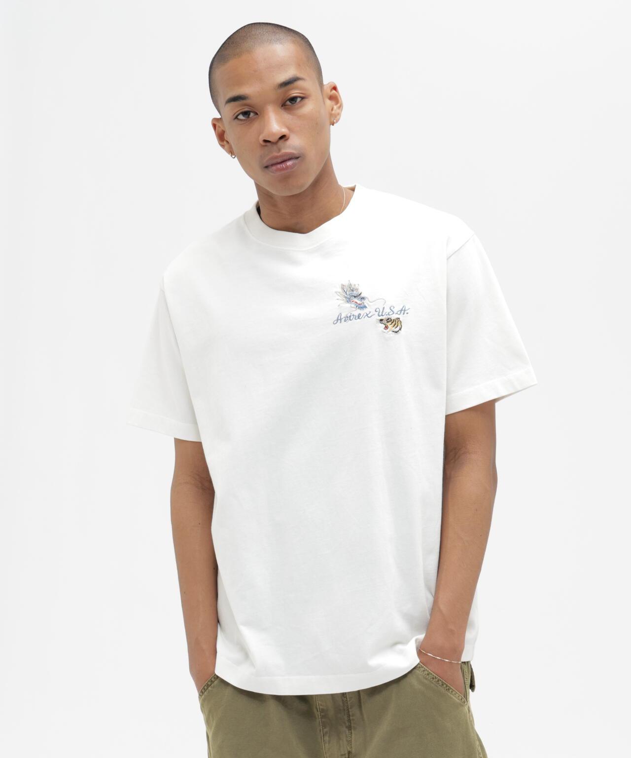 SOUVENIR T-SHIRT TIGER & DRAGON T恤