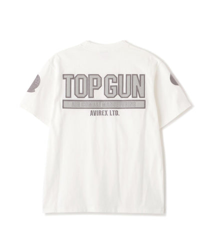 S/S TOPGUN LEATHER PATCHED T-SHIRT T恤（直營店）
