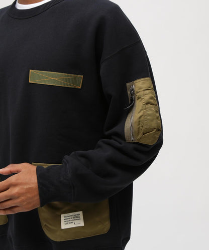 TACTICAL 圓領衛衣《&DEPOT限定》