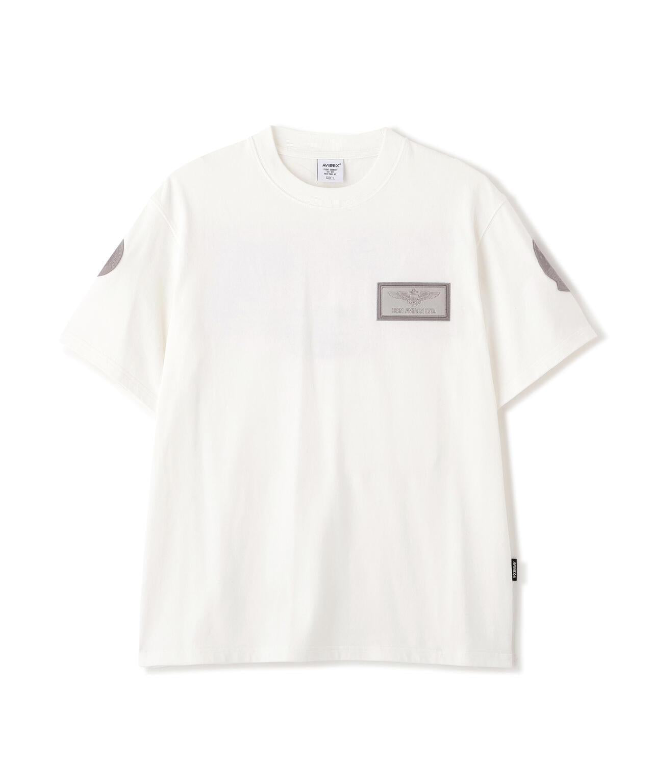 S/S TOPGUN LEATHER PATCHED T-SHIRT T恤（直營店）