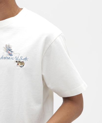 SOUVENIR T-SHIRT TIGER & DRAGON T恤