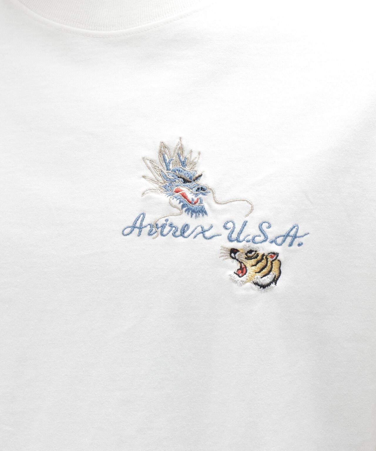 SOUVENIR T-SHIRT TIGER & DRAGON T恤