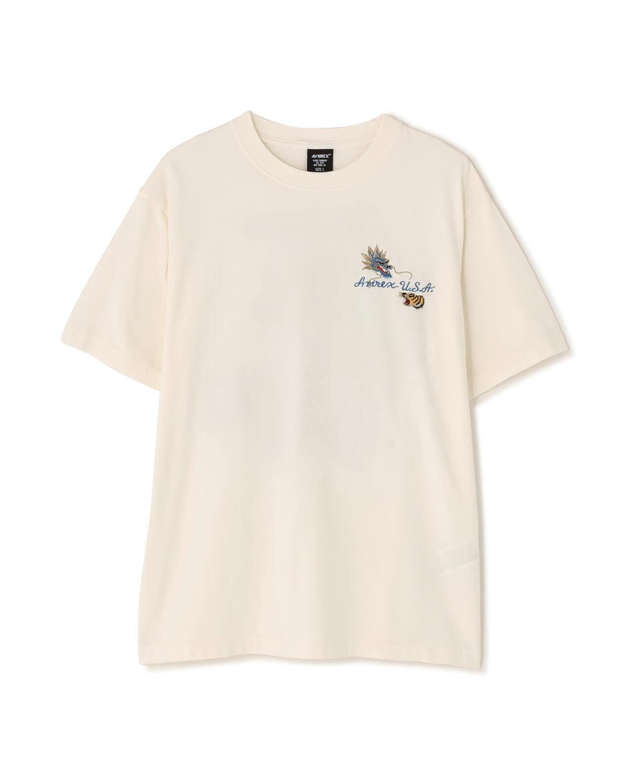 SOUVENIR T-SHIRT TIGER & DRAGON T恤