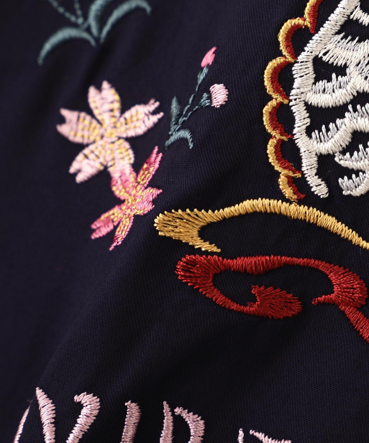 SOUVENIR S/S SHIRT “DRAGON & CHERRY BLOSSOMS” 圖案短袖襯衫