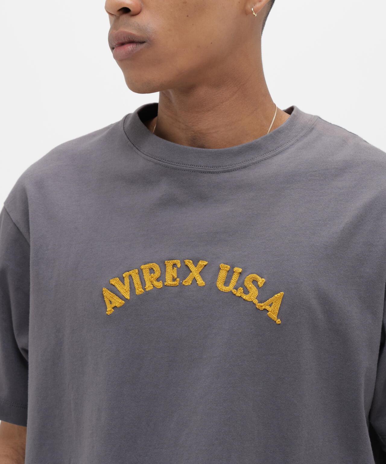 CHAIN STITCH EMBROIDERY T-SHIRT T恤