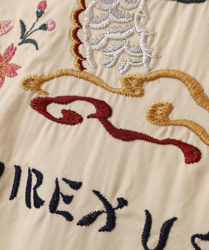 SOUVENIR S/S SHIRT “DRAGON & CHERRY BLOSSOMS” 圖案短袖襯衫