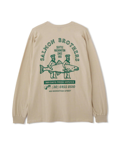 MANASTASH CiTee L/S SALMON 長袖T恤