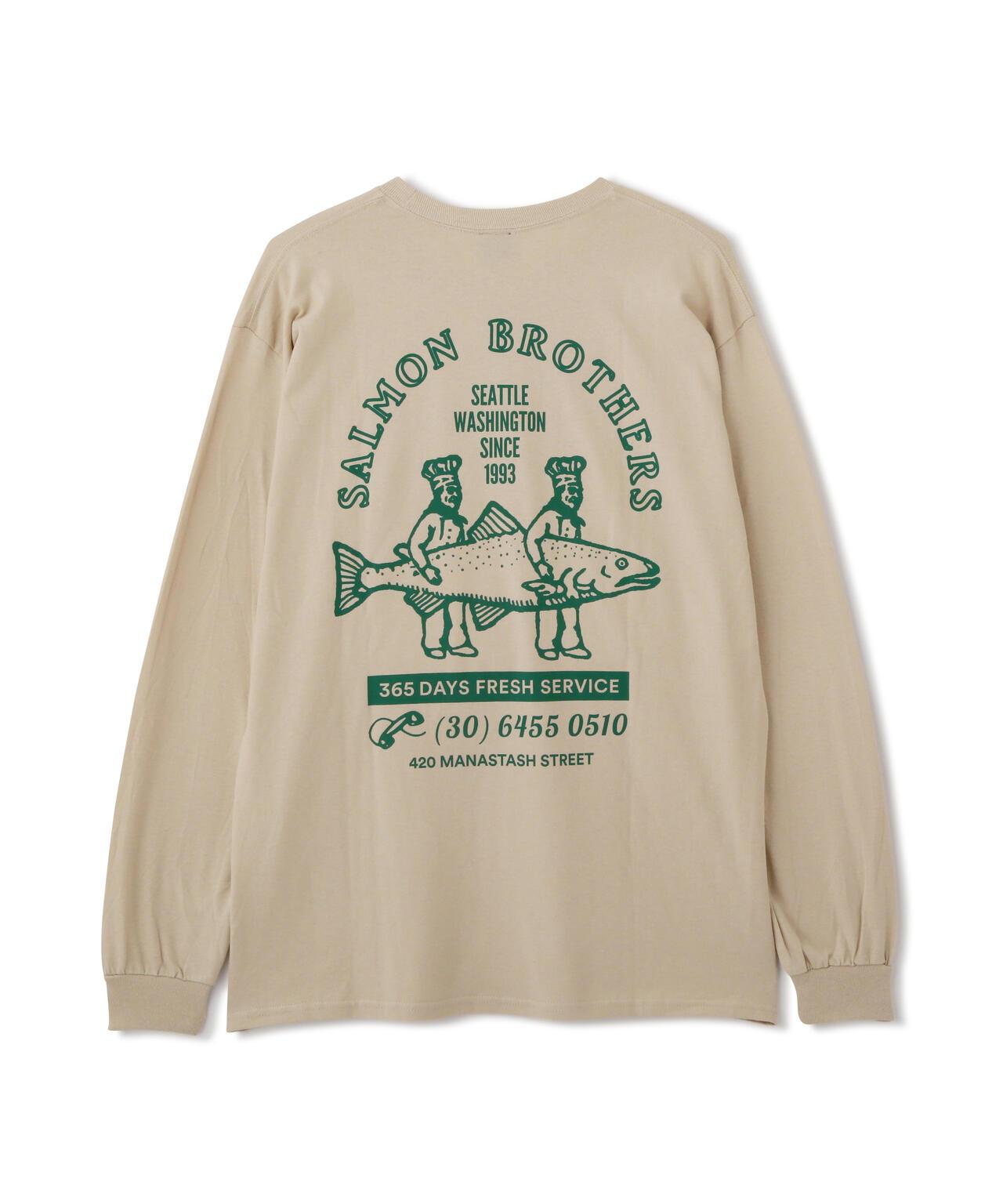 MANASTASH CiTee L/S SALMON 長袖T恤
