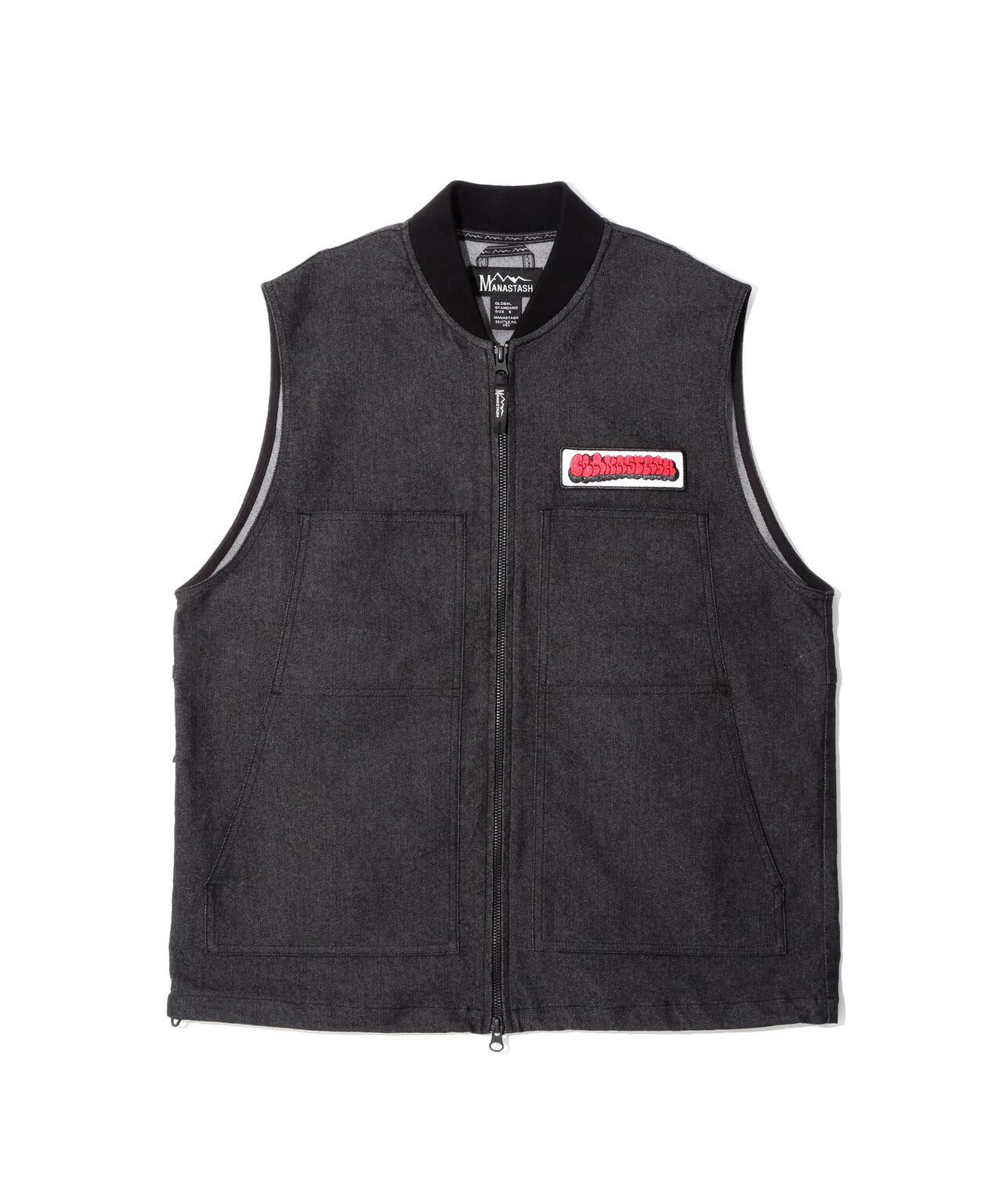 MANASTASH マナスタッシュ PATCHED LOGO WORK VEST 馬甲