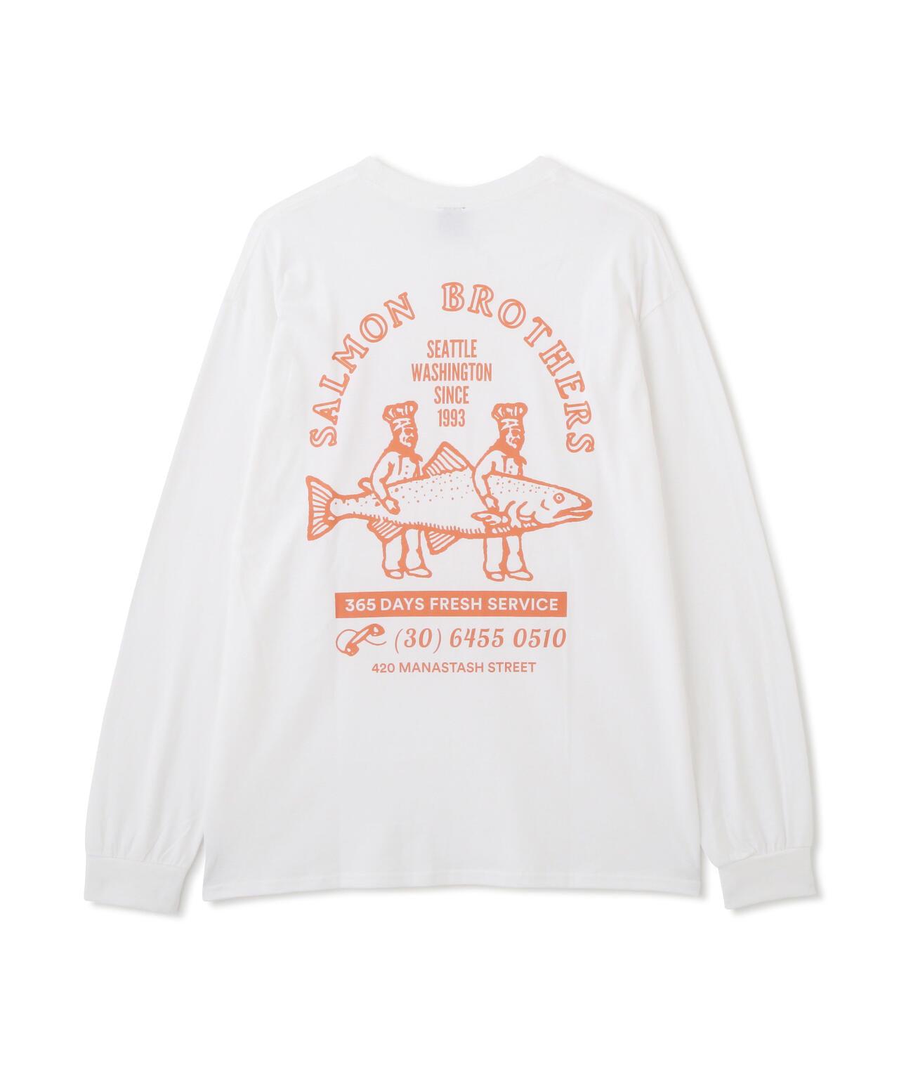 MANASTASH CiTee L/S SALMON 長袖T恤