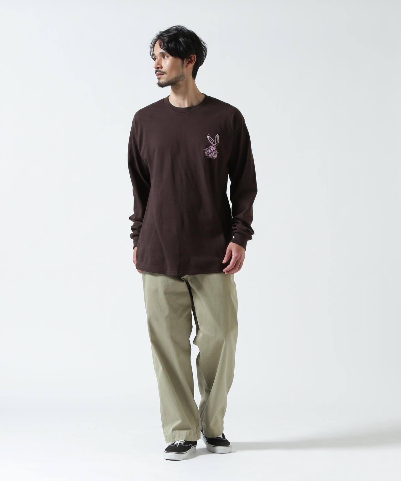 MANASTASH CiTee L/S RABBIT 城市風兔子印花長袖T恤